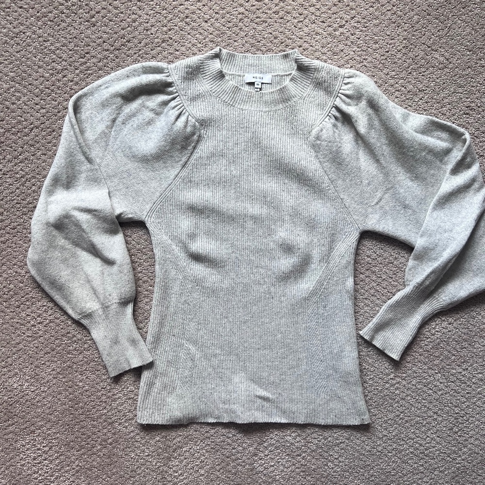 REISS  Wynne Flute Sleeved Jumper SZ X-Small